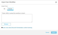 Import Sub-workflows JSON